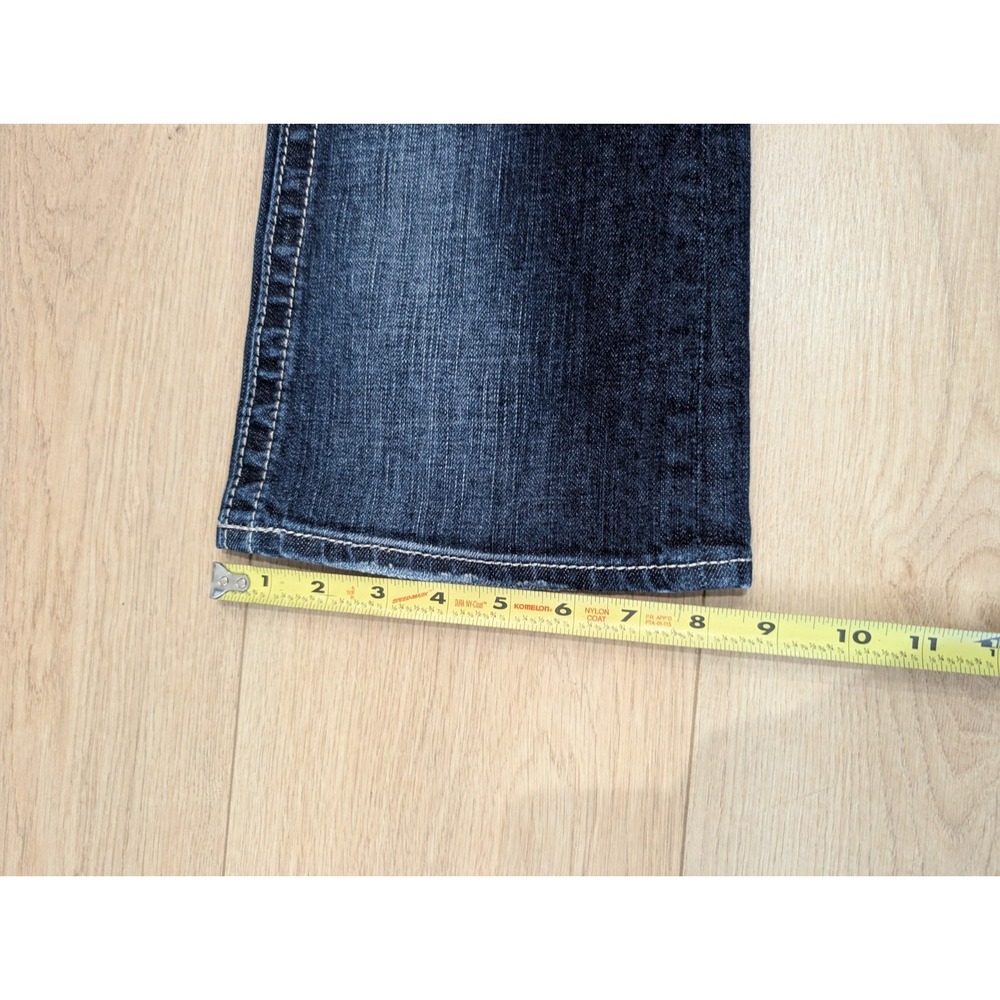 Rock Revival Celine Easy Boot Dark Wash Jeans Size 25 33" Beautiful - Picture 7 of 13